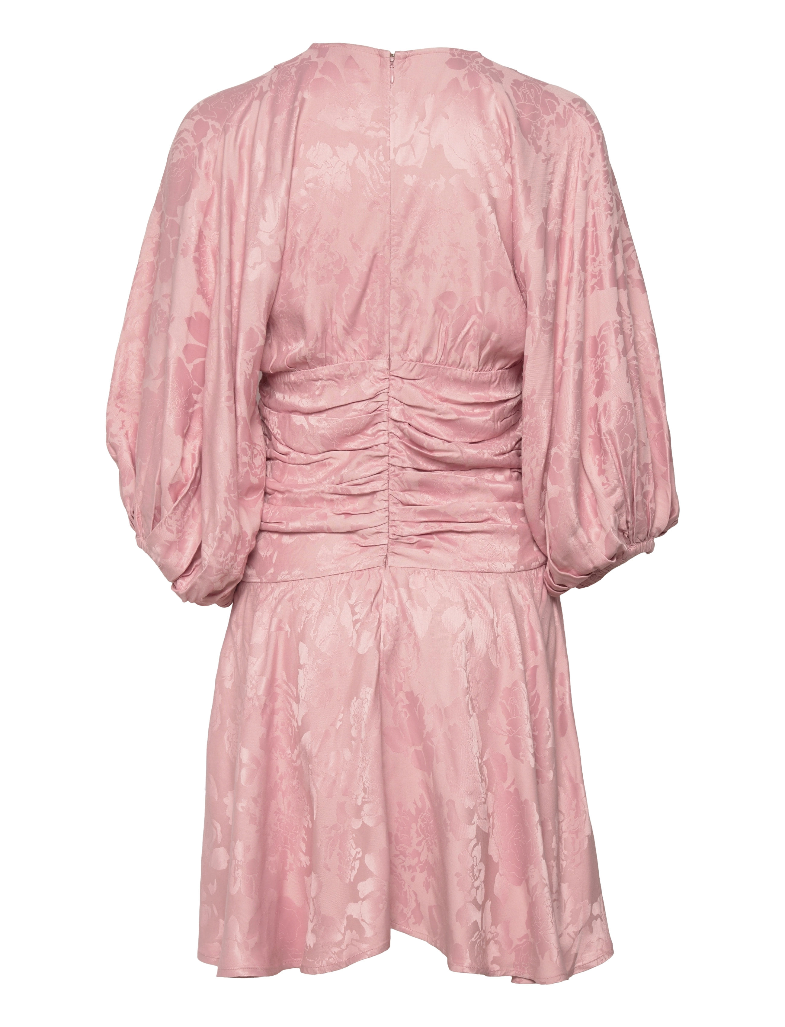 by Ti Mo - Jacquard Gathers Dress - pink - 1