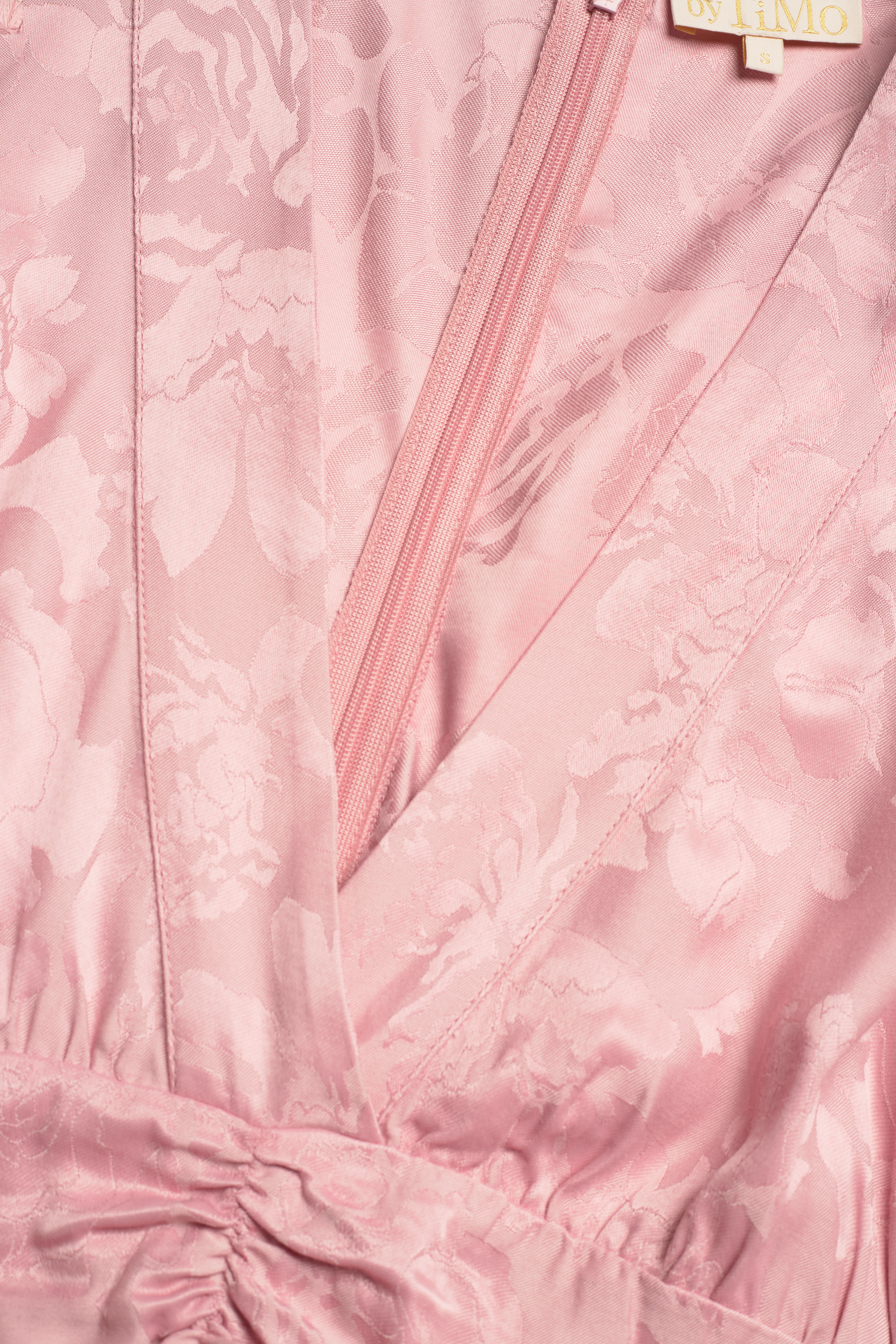 by Ti Mo - Jacquard Gathers Dress - pink - 2
