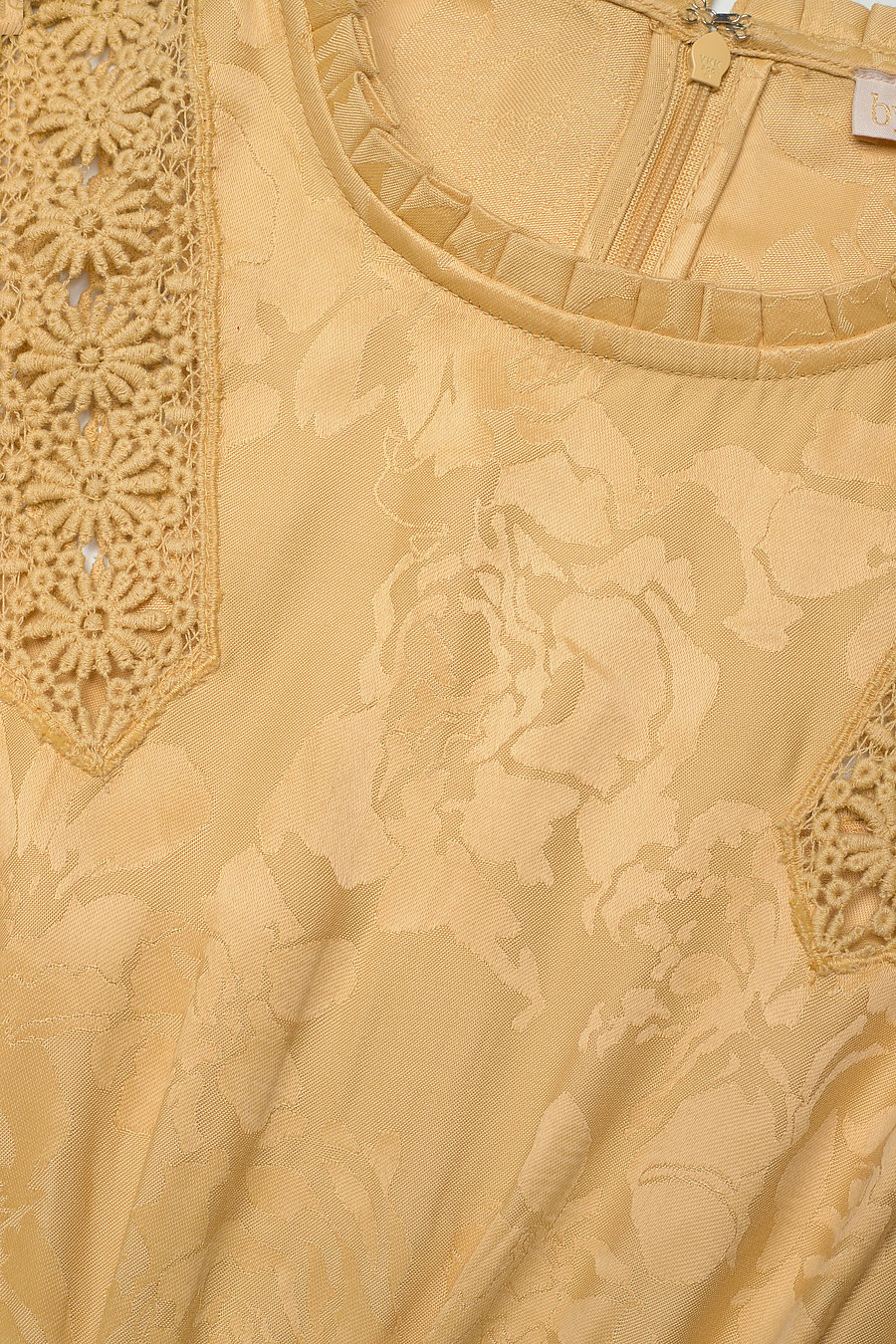 by Ti Mo - Jacquard Embroidery Dress - yellow - 4