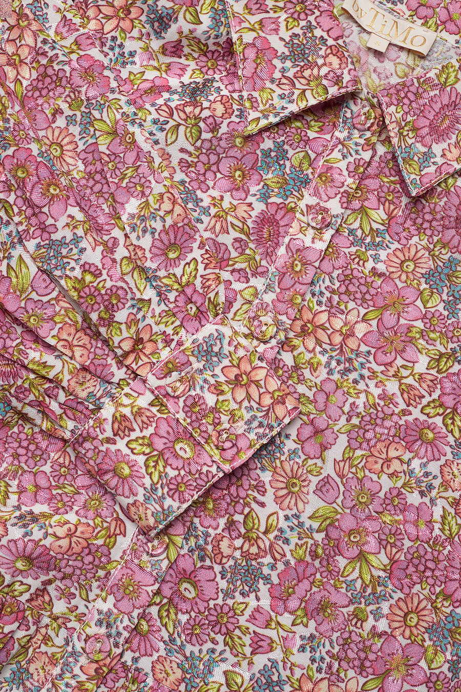 by Ti Mo - Cotton Jacquard Shirt Dress - light field - 4