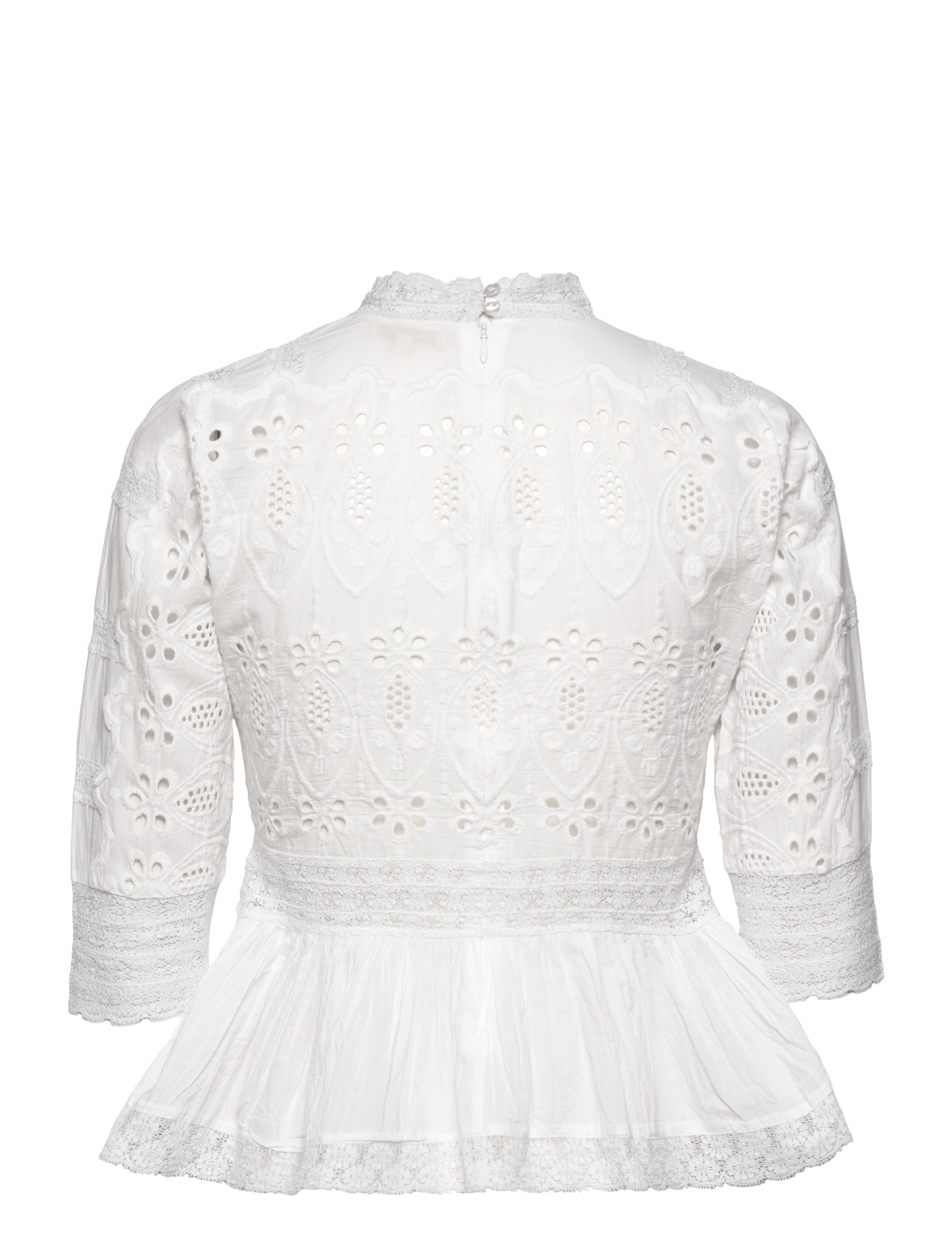 by Ti Mo - Broderie Anglaise Top - white - 1