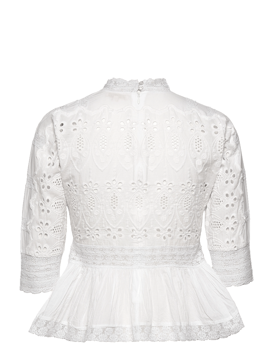 by Ti Mo - Broderie Anglaise Top - white - 1