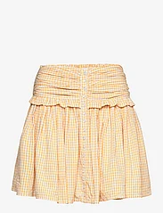 by Ti Mo - Poplin Skirt - korta kjolar - 262 - yellow checks - 0