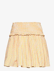 by Ti Mo - Poplin Skirt - short skirts - 262 - yellow checks - 1