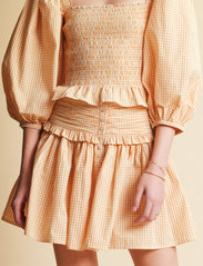 by Ti Mo - Poplin Skirt - korta kjolar - 262 - yellow checks - 2