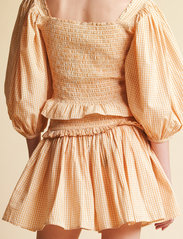by Ti Mo - Poplin Skirt - short skirts - 262 - yellow checks - 3