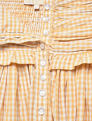 by Ti Mo - Poplin Skirt - korta kjolar - 262 - yellow checks - 4