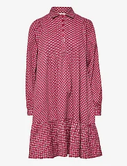 by Ti Mo - Structured Cotton Shift Dress - skjortklänningar - floral dots - 0