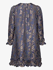 by Ti Mo - Brocade Ruffle Dress - festtøj til outletpriser - french blue - 1