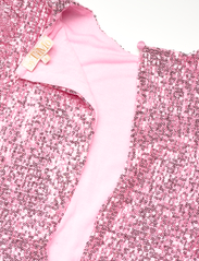 by Ti Mo - Sequins Puff Sleeve Mini Dress - ballīšu apģērbs par outlet cenām - pink - 6
