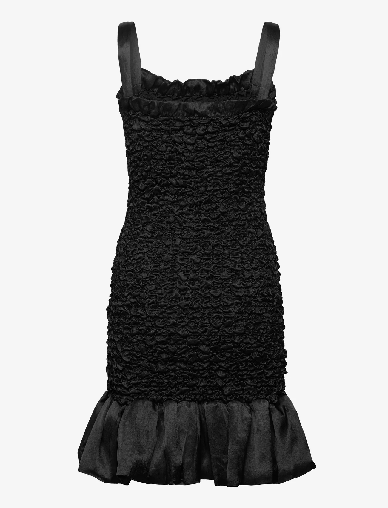 by Ti Mo - CrÈpe Satin Strap Dress - party wear at outlet prices - black - 1