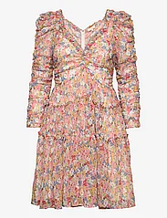 by Ti Mo - Chiffon Mini Dress - feestelijke kleding voor outlet-prijzen - 456 - blooming - 0