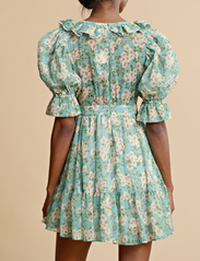 by Ti Mo - Chiffon Puffed Mini Dress - 458 - new york blossom - 3