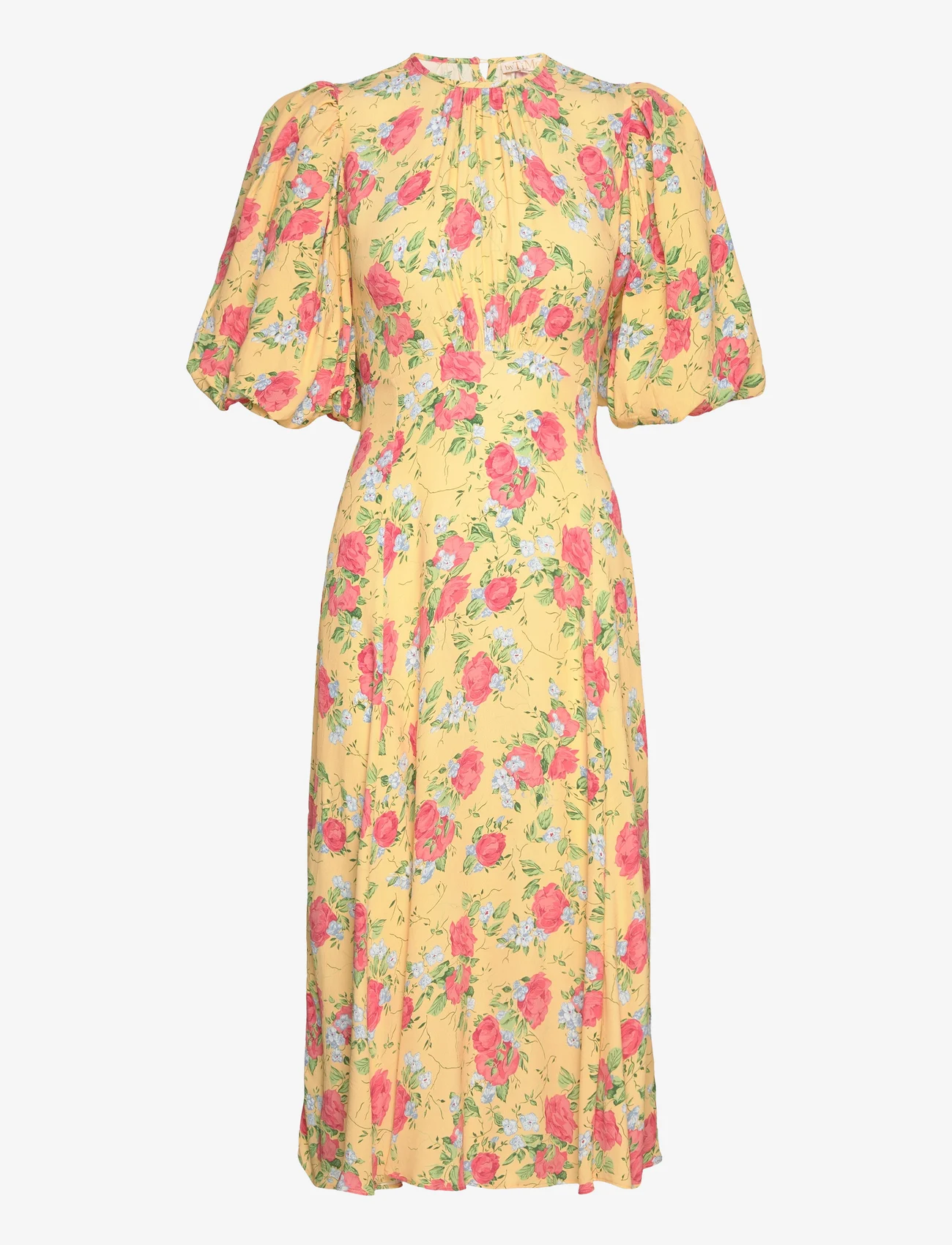 by Ti Mo - Spring Puffed Dress - festtøj til outletpriser - 499 - camelia yellow - 0