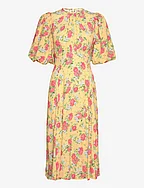 Spring Puffed Dress - 499 - CAMELIA YELLOW
