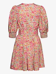 by Ti Mo - Cotton Jacquard Belted Mini Dress - feestelijke kleding voor outlet-prijzen - 424 - wildflowers - 1