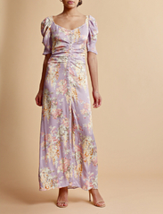 by Ti Mo - Crèpe Satin Maxi Dress - party wear at outlet prices - 468 - vintage bouquet - 2