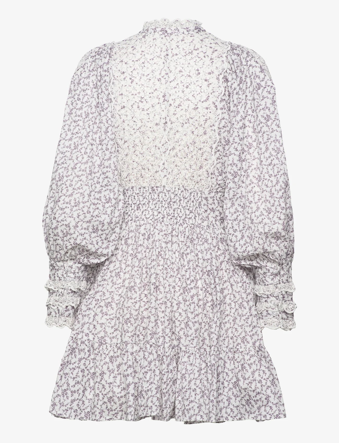 by Ti Mo - Cotton Slub Mini Dress - feestelijke kleding voor outlet-prijzen - 507 - petite lilac - 1