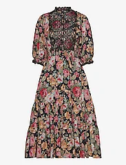 by Ti Mo - Cotton Slub Midi Dress - sukienki letnie - 556 - rose field - 0