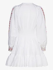 by Ti Mo - Embroidery Belt Dress - skjortklänningar - 001 - white - 1