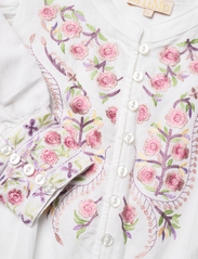 by Ti Mo - Embroidery Belt Dress - skjortekjoler - 001 - white - 2
