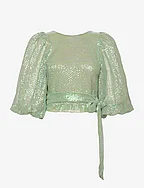 Sequins Blouse - 039 - GREEN