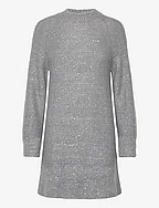 Glitter Knit Dress - 051 - SILVER