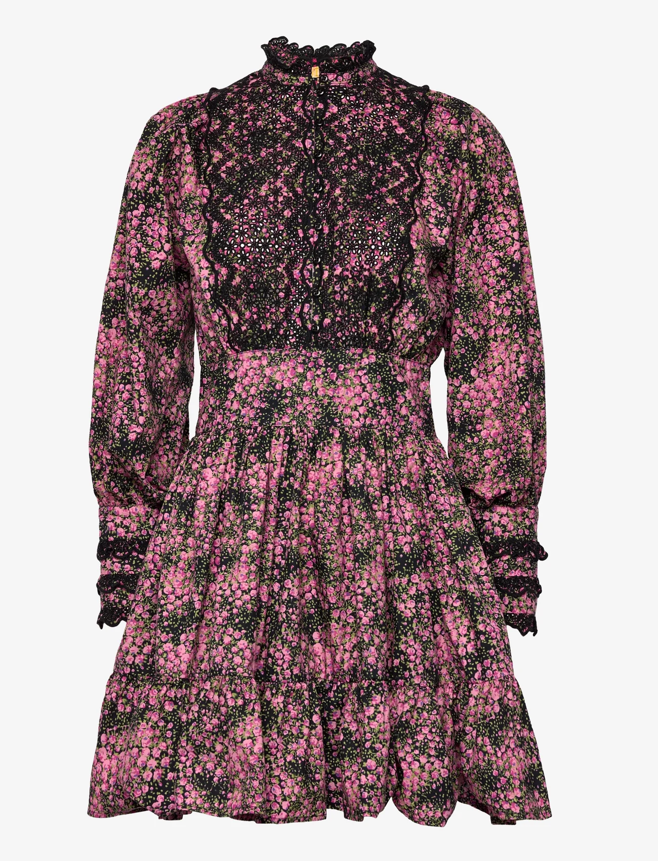 by Ti Mo - Décorated Poplin Mini Dress - korta klänningar - 563 - petite rose - 0