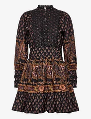 by Ti Mo - Décorated Poplin Mini Dress - korta klänningar - 564 - paisley - 0
