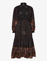 by Ti Mo - Décorated Poplin Midi Dress - sukienki do kolan i midi - 564 - paisley - 0