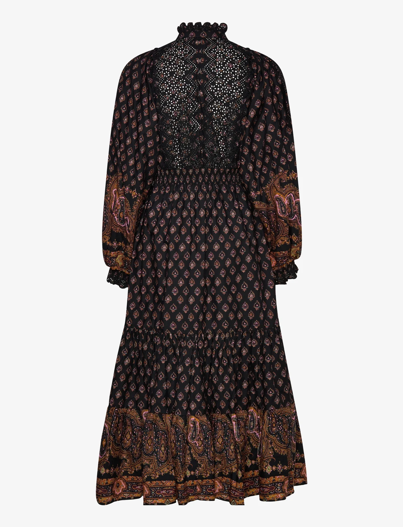 by Ti Mo - Décorated Poplin Midi Dress - midi kjoler - 564 - paisley - 1