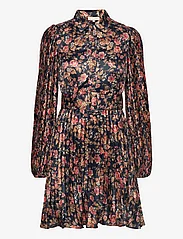 by Ti Mo - Plissé Button Down Dress - feestelijke kleding voor outlet-prijzen - 591 - dark rose - 0