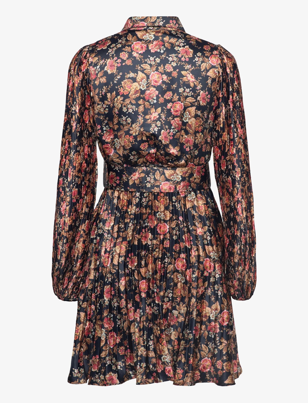 by Ti Mo - Plissé Button Down Dress - odzież imprezowa w cenach outletowych - 591 - dark rose - 1