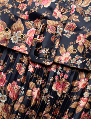 by Ti Mo - Plissé Button Down Dress - feestelijke kleding voor outlet-prijzen - 591 - dark rose - 5