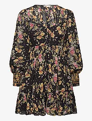 by Ti Mo - Golden Georgette Mini Dress - vasarinės suknelės - 581 - night garden - 0