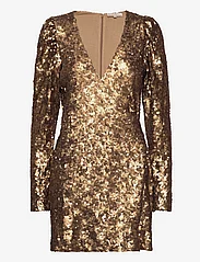 by Ti Mo - Sequins Mini Dress - festklær til outlet-priser - 009 - golden - 0