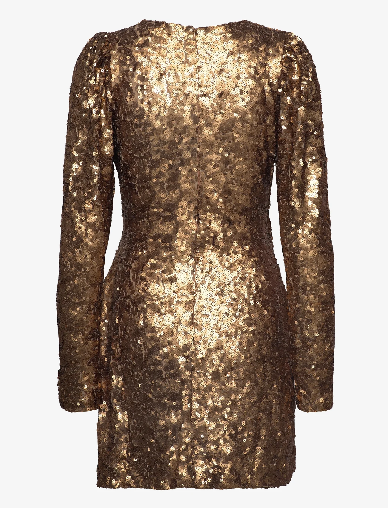 by Ti Mo - Sequins Mini Dress - vakarėlių drabužiai išparduotuvių kainomis - 009 - golden - 1