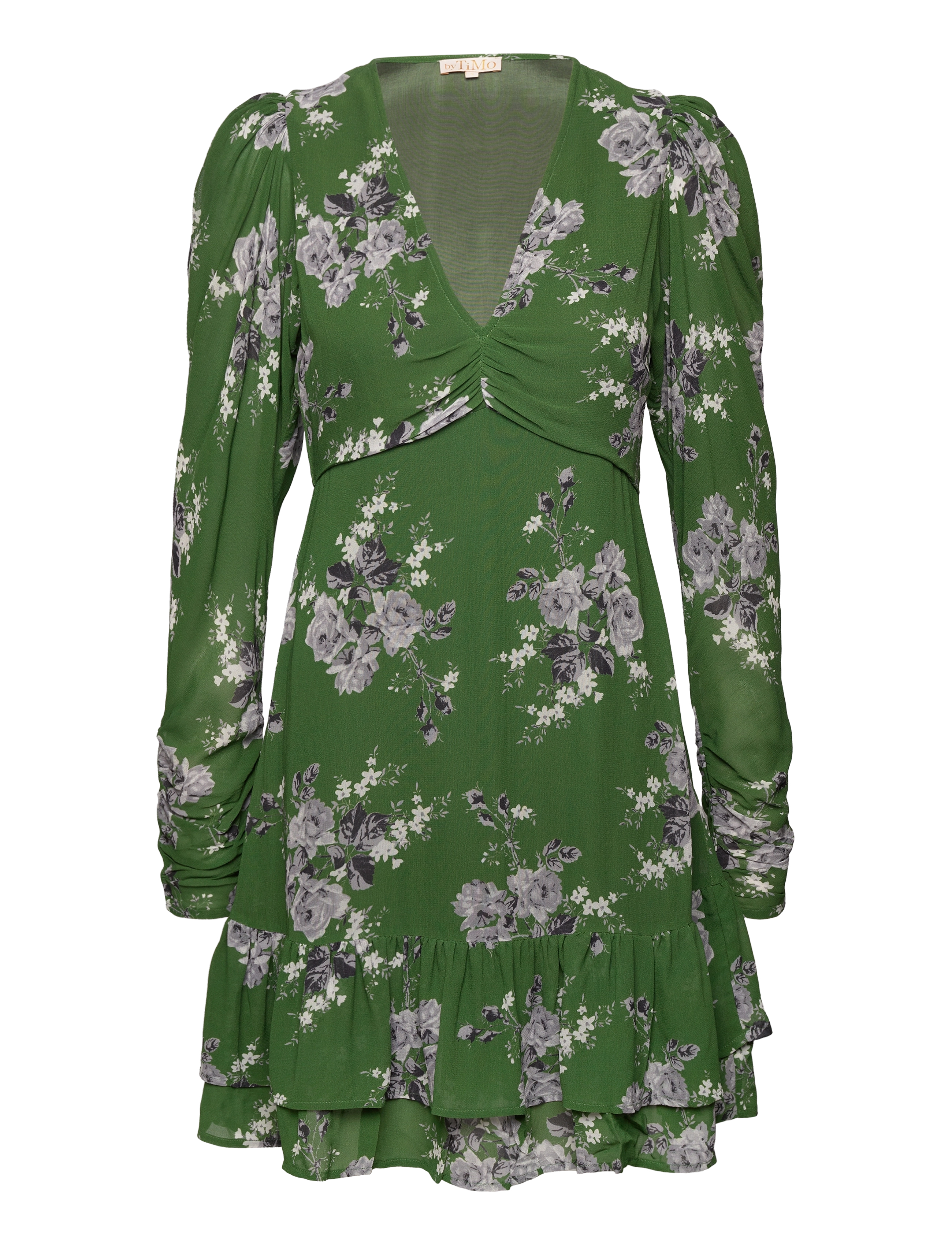 BY TI MO Spring Mini Kleid Grün - XS - Damen