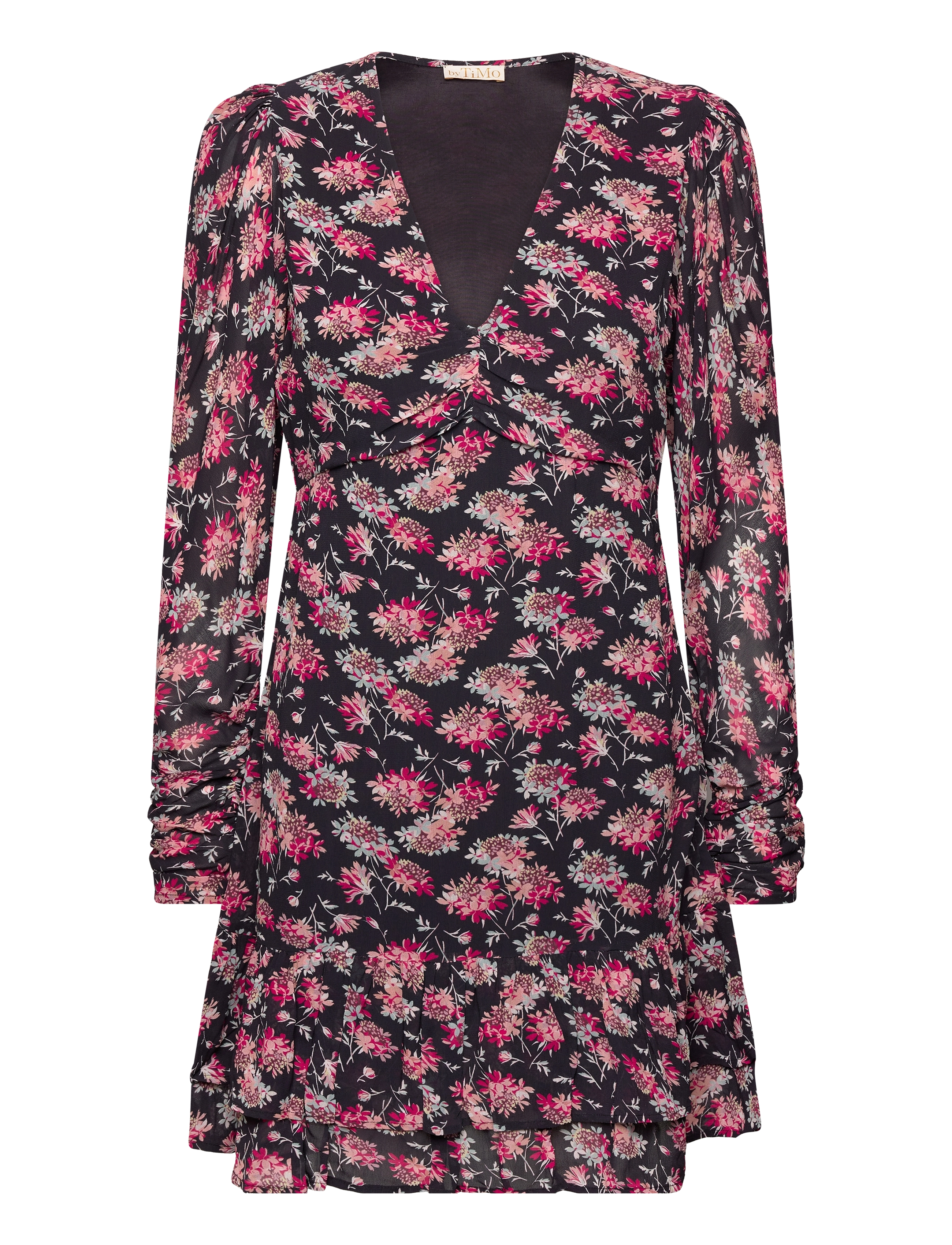 BY TI MO Spring Mini Kleid Rot - M - Damen