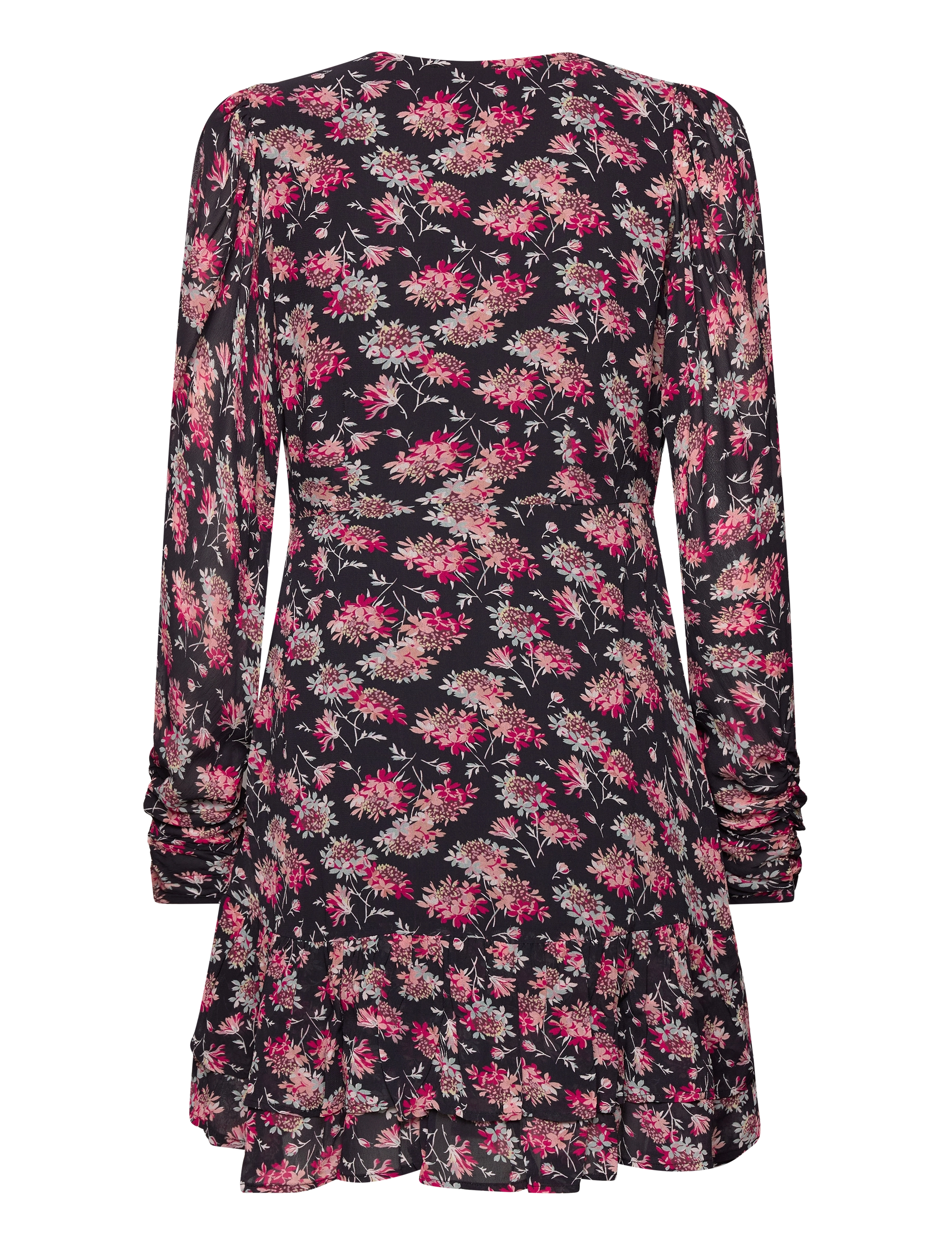 by Ti Mo - Spring Mini Dress - korta klänningar - 657 - red flora - 1