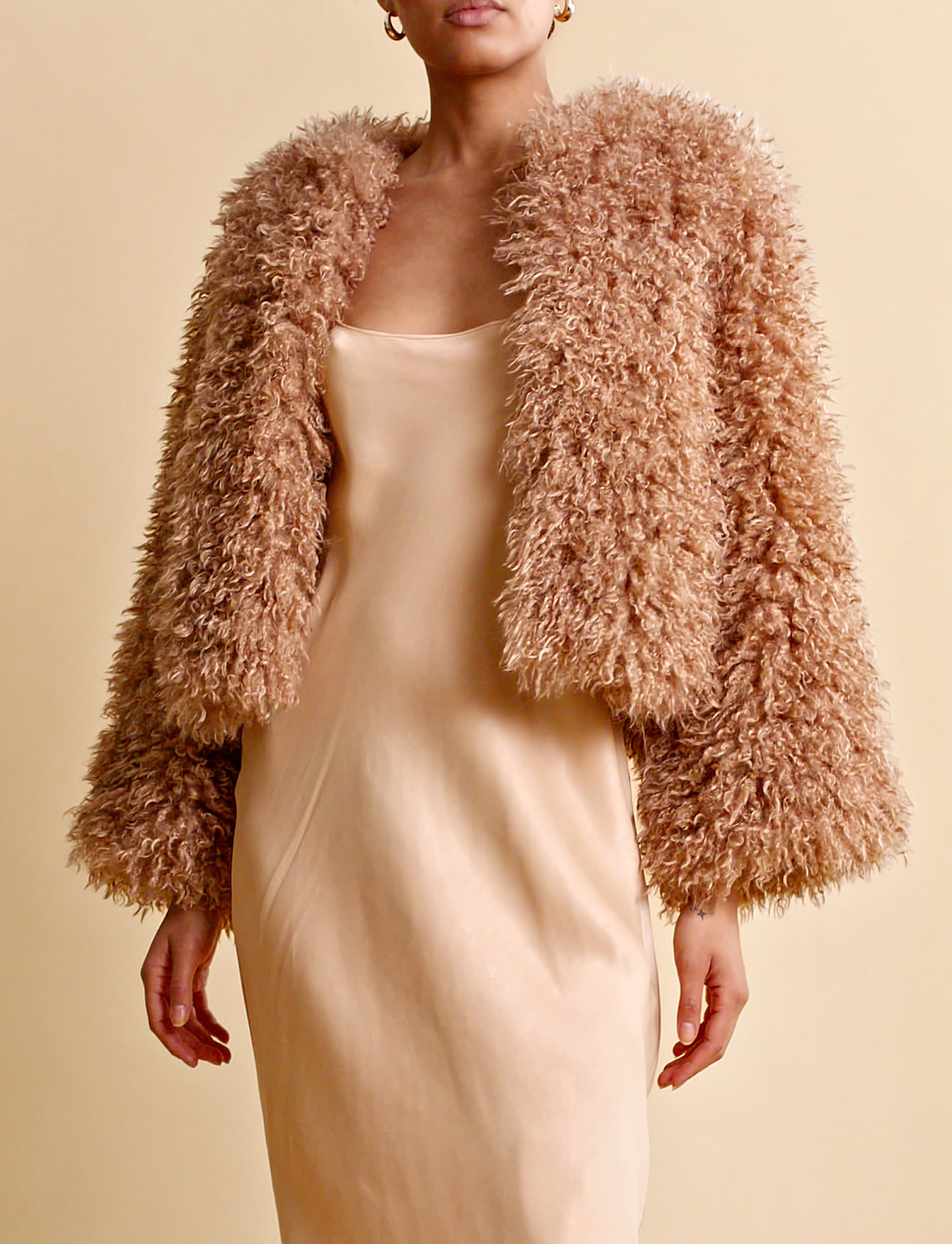 by Ti Mo Faux Fur Jacket Jacken M ntel Boozt Switzerland