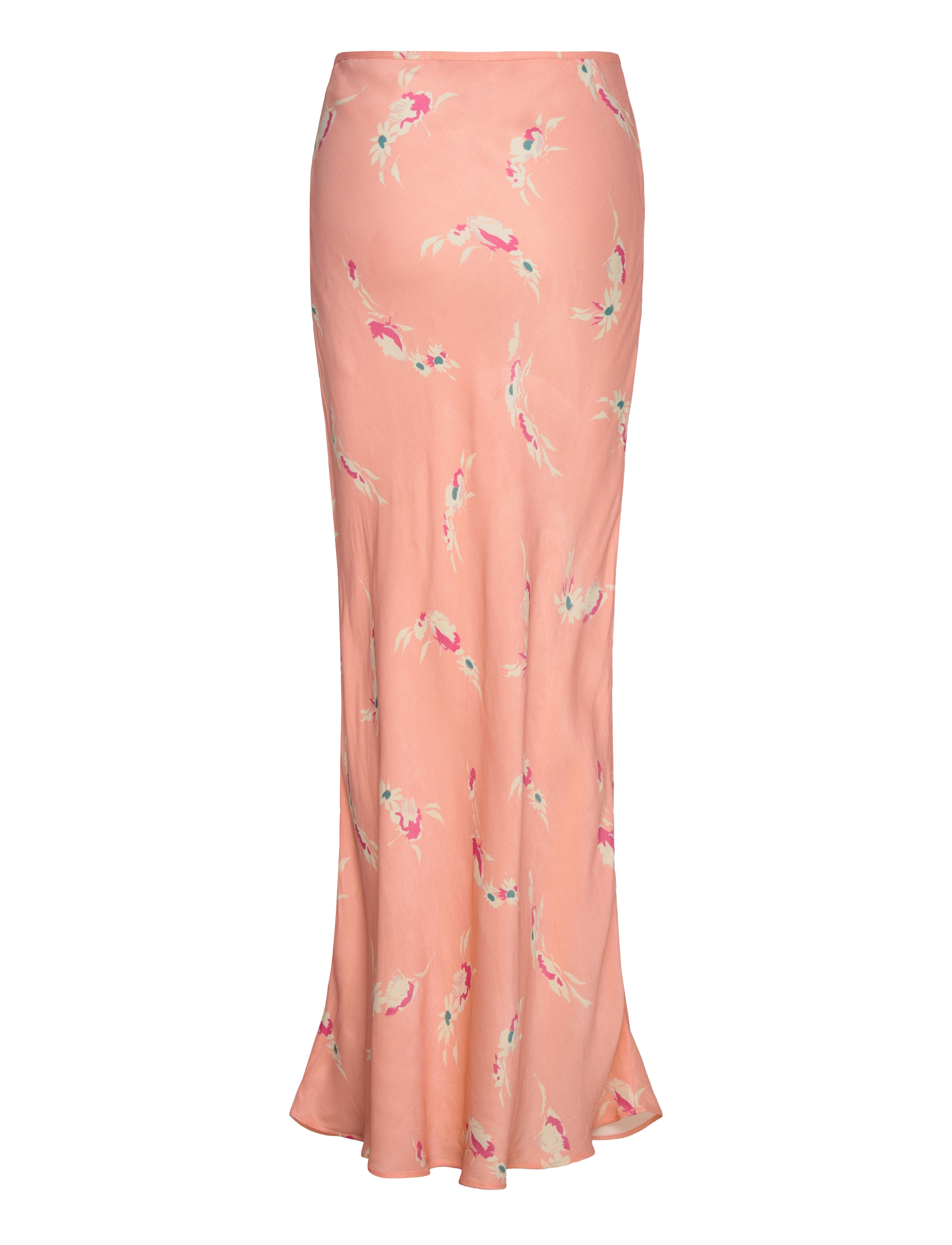 by Ti Mo - Crepe Satin Skirt - satinnederdele - 708 - flowing flowers - 1