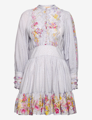 Cotton Slub Mini Dress - 726 - FLOWER MARKET