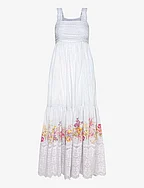 Cotton Slub Strap Dress - 726 - FLOWER MARKET