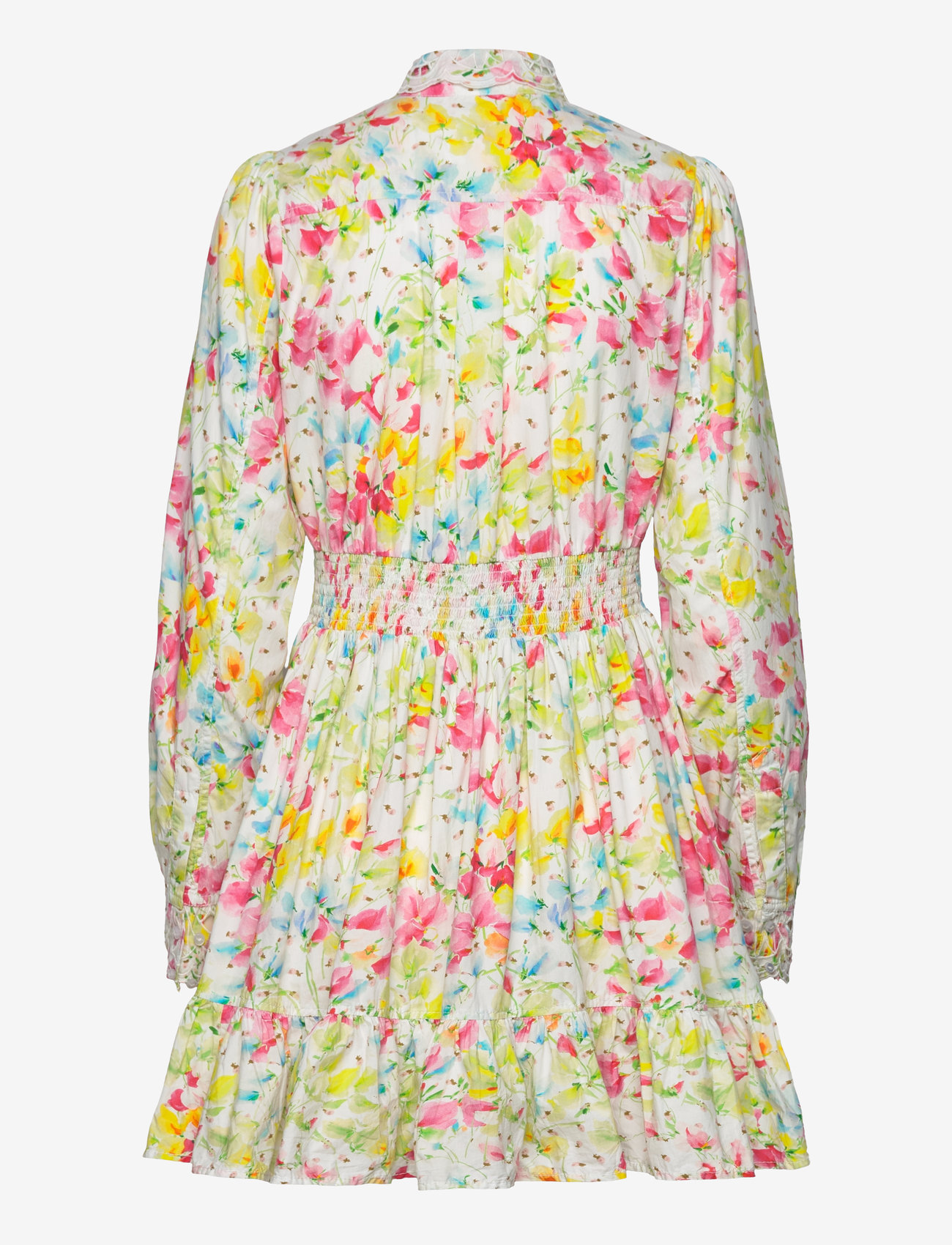 by Ti Mo - Poplin Button Down Mini Dress - sommerkjoler - 749 - flora - 1
