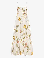Linen Strap Dress - 721 - BOTANICAL
