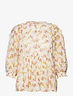 Cotton Slub Embroidery Blouse - 729 - VINYL WALLPAPER