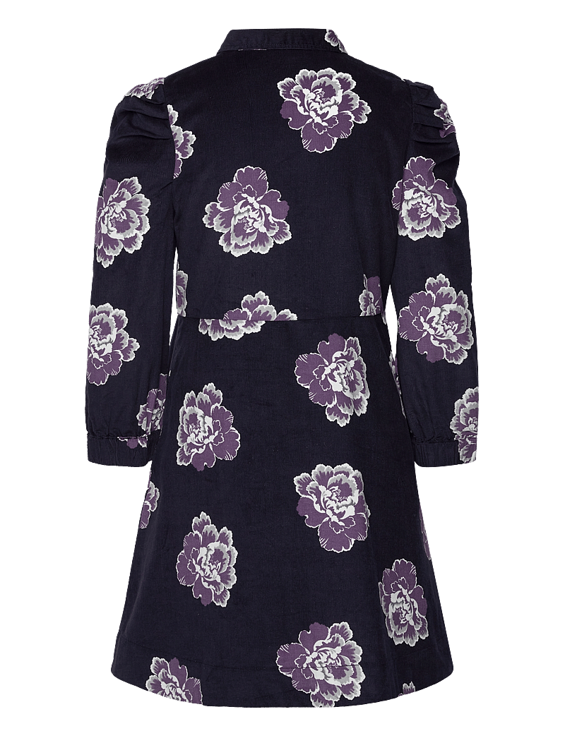 by Ti Mo - Baby Cord Collared Dress - festklänningar - 178 - dark bloom - 1
