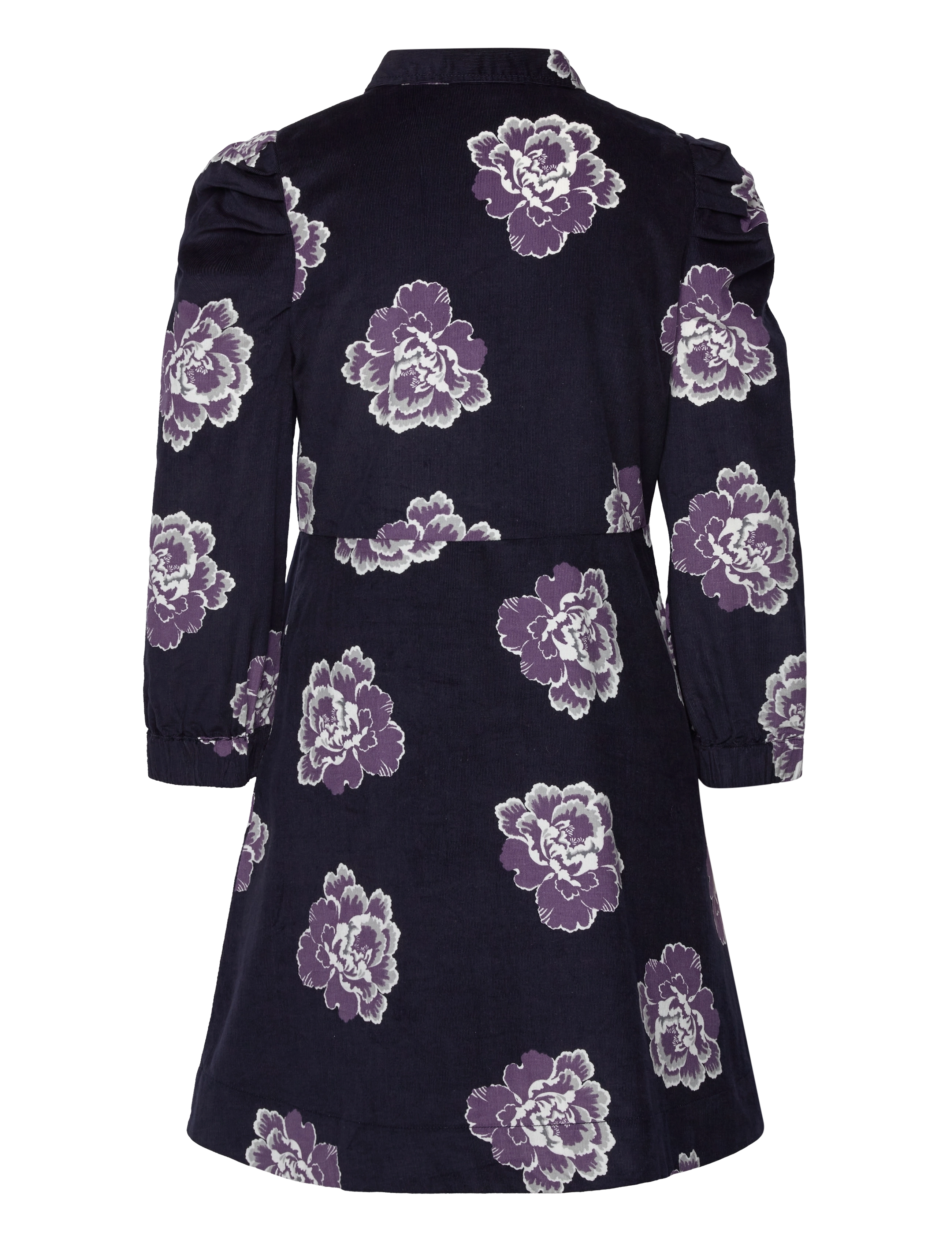 by Ti Mo - Baby Cord Collared Dress - festkjoler - 178 - dark bloom - 1
