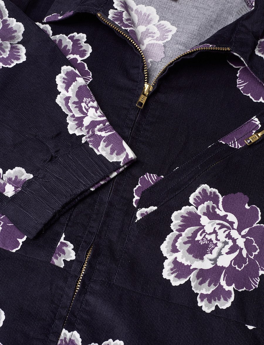 by Ti Mo - Baby Cord Collared Dress - festkjoler - 178 - dark bloom - 2